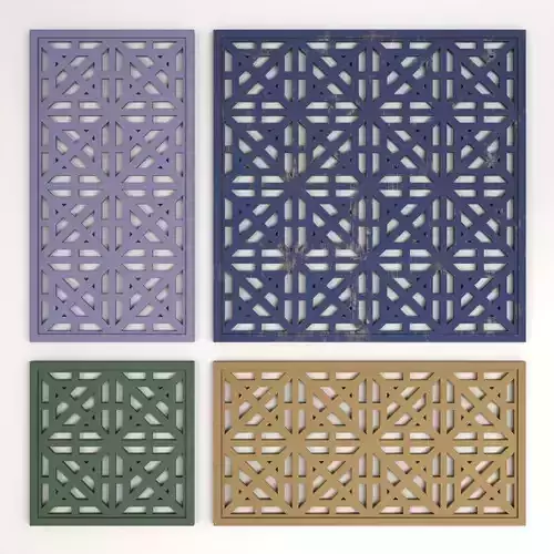 Arabic Islamic pattern wood decorative plaster