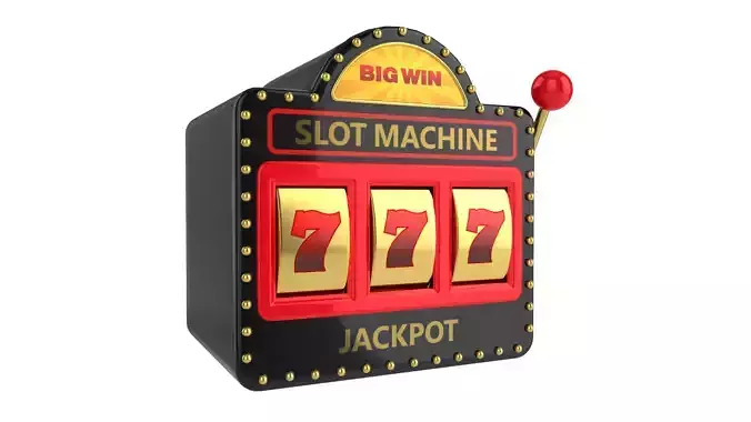 Vintage Slot Machine 3D model