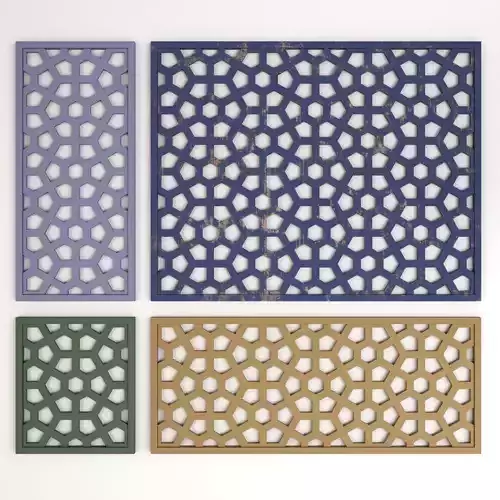 Arabic Islamic pattern wood decorative plaster