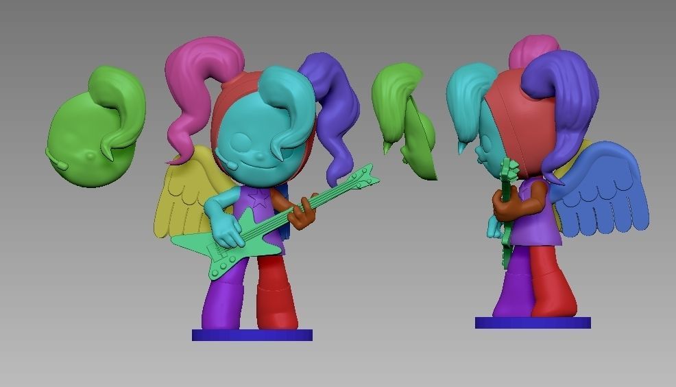 Yellow Endorphin from Yummis Cells 3D print model_1