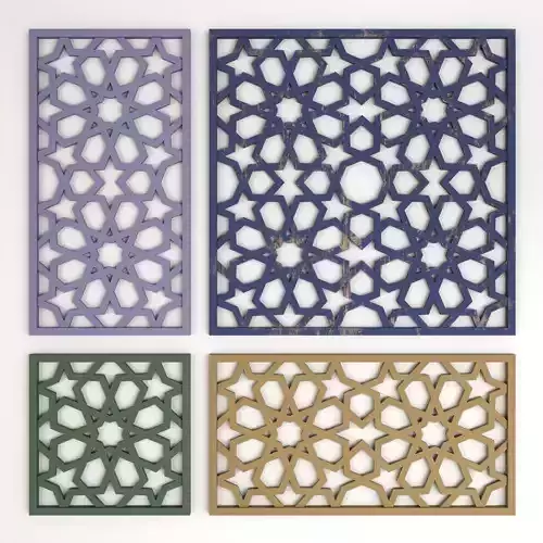Arabic Islamic pattern wood decorative plaster