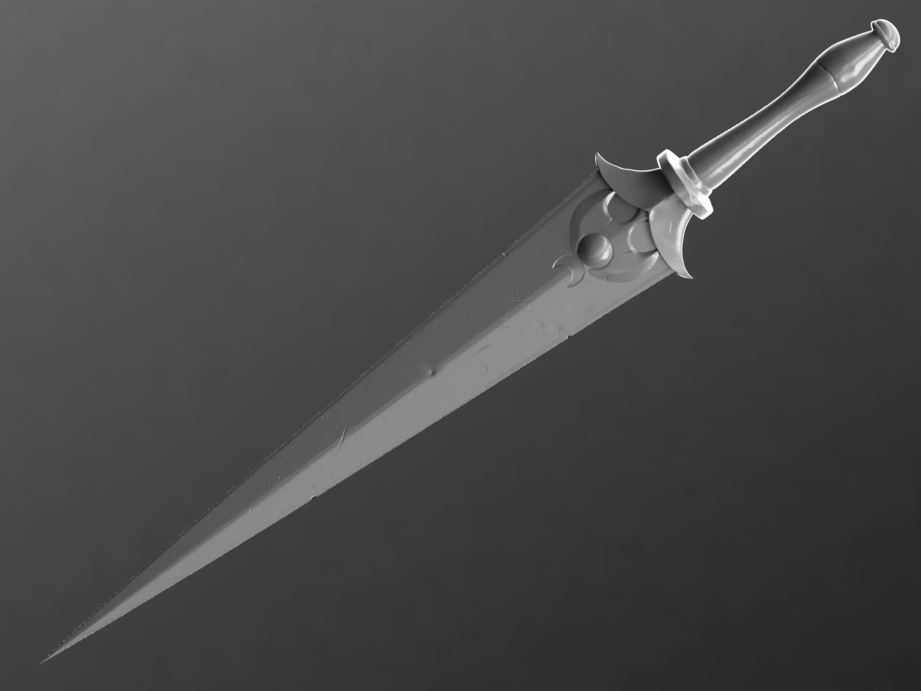 Realistic Dagger 3D model Free 3D model_0