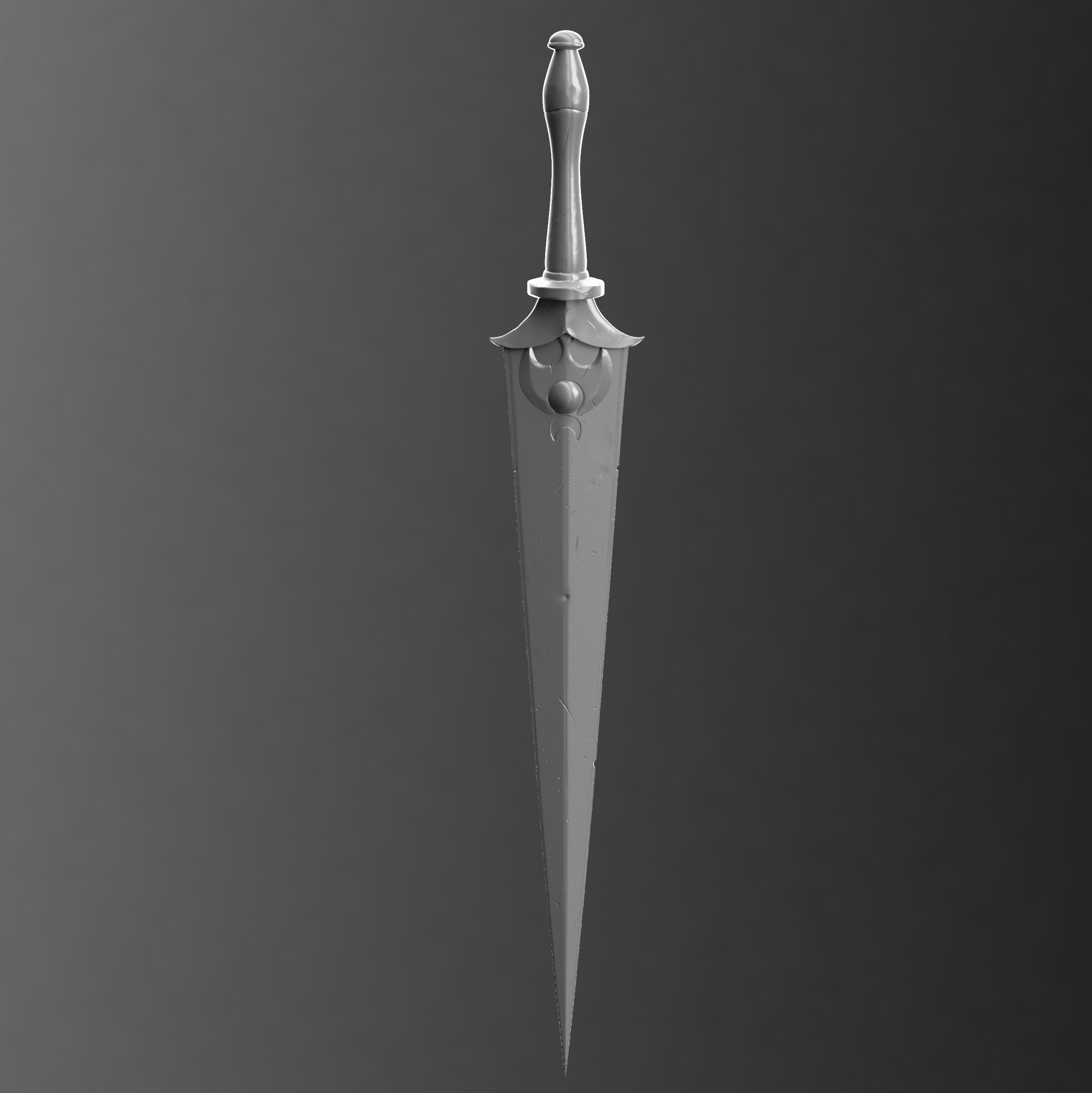 Realistic Dagger 3D model Free 3D model_5