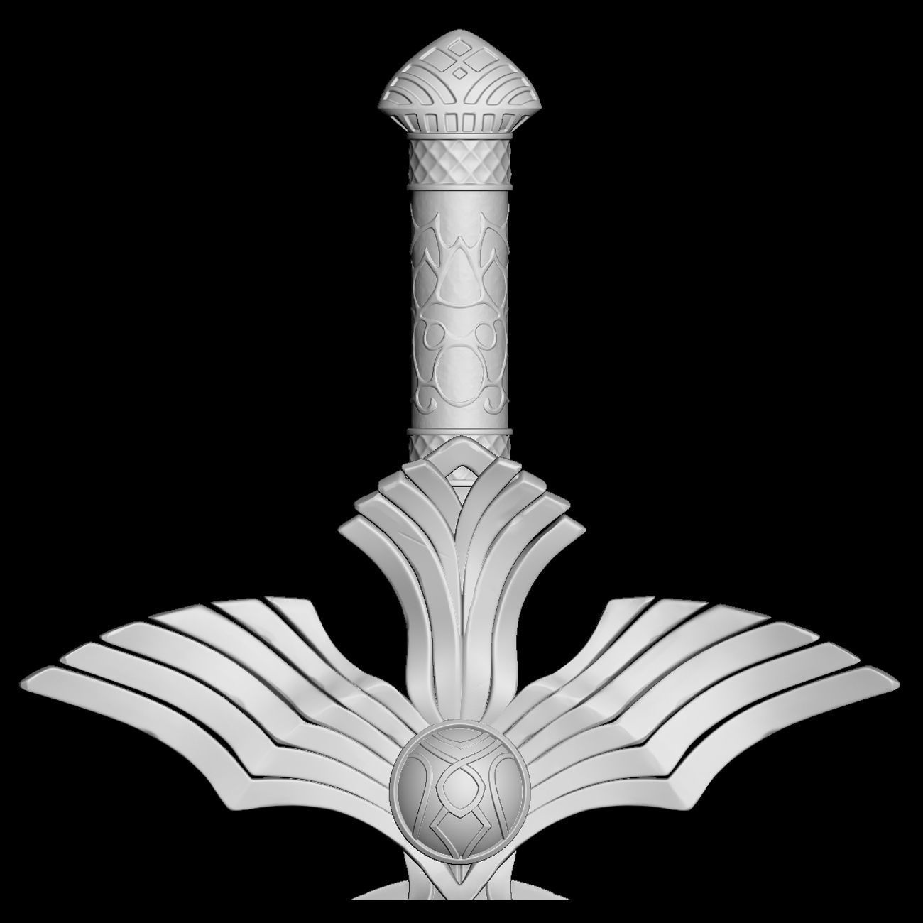 Stylized Sward 3D model_3