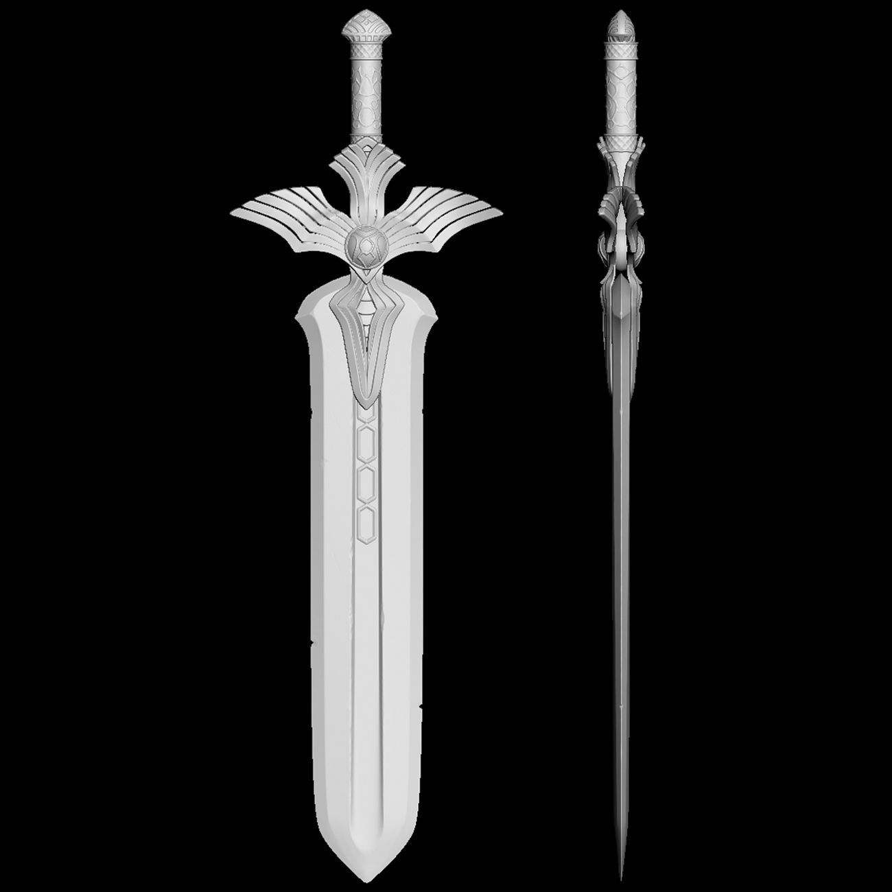 Stylized Sward 3D model_2