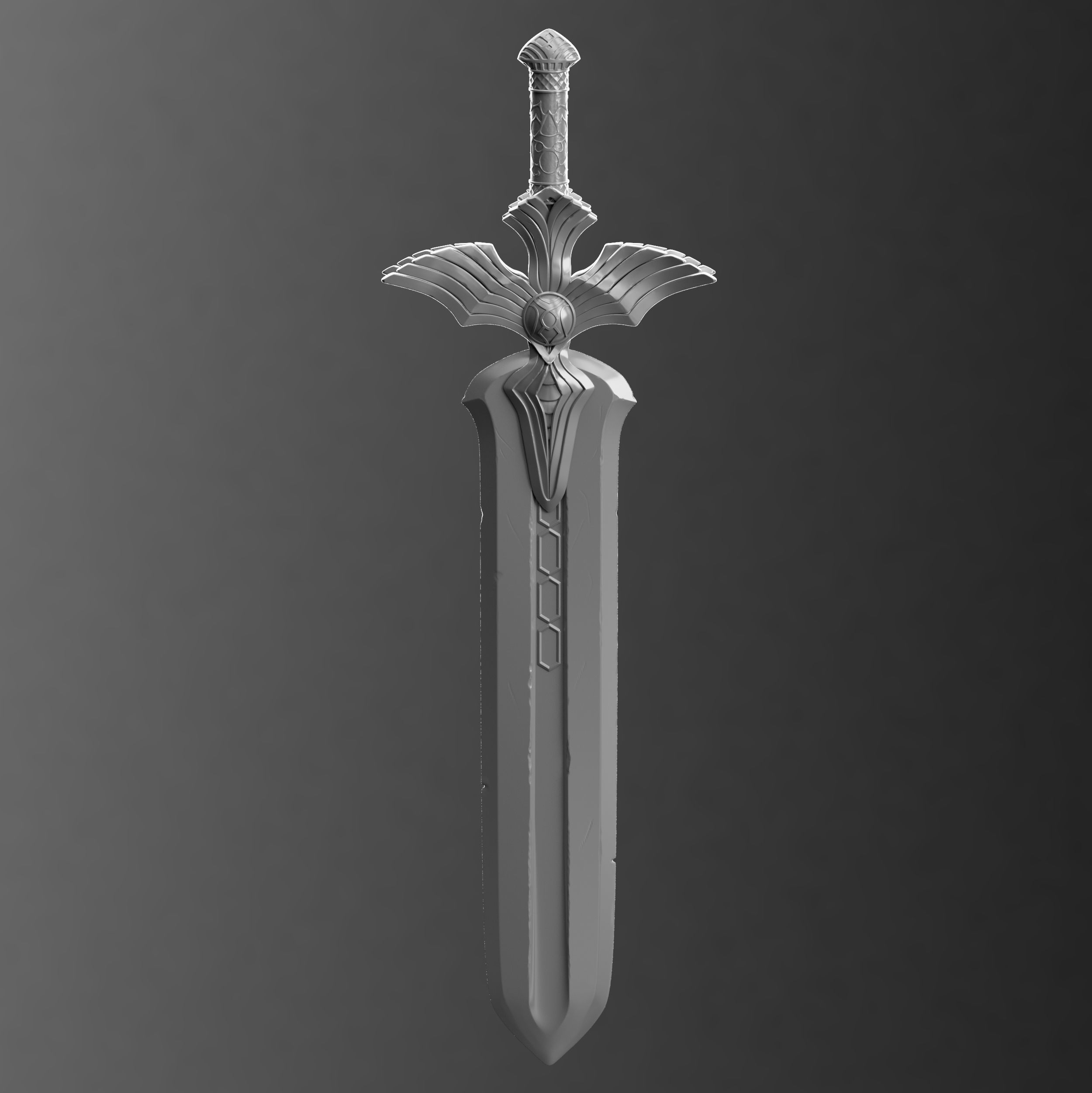 Stylized Sward 3D model_5