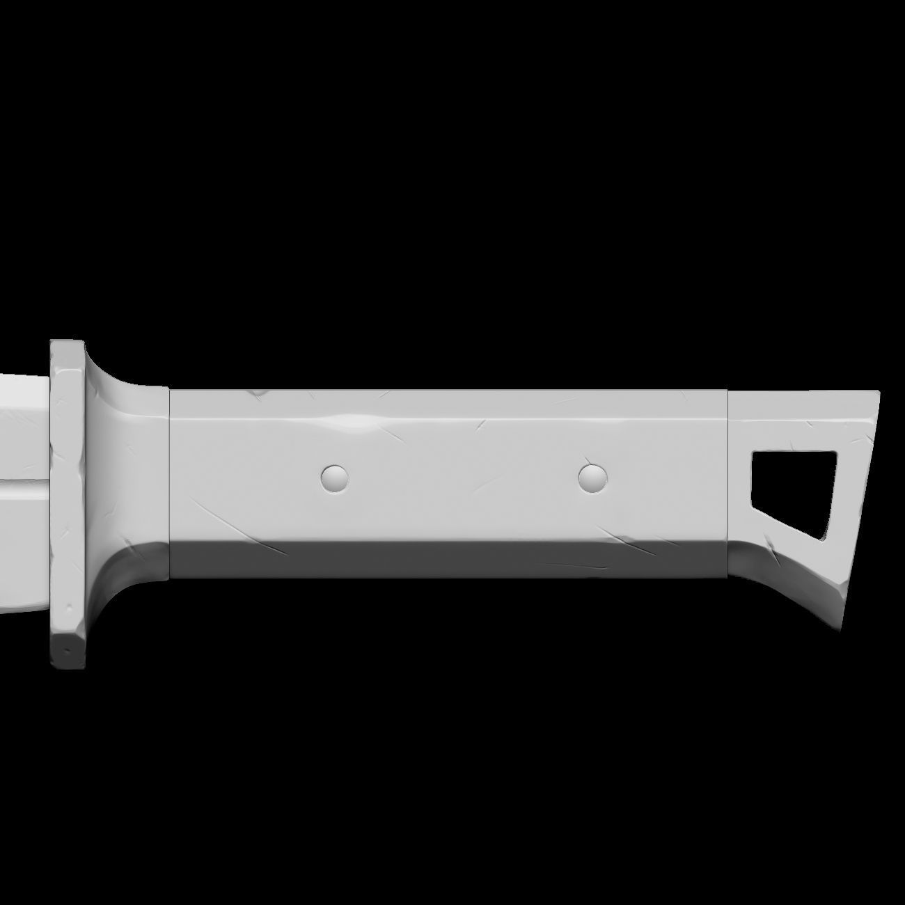 Machete Free 3D model_4