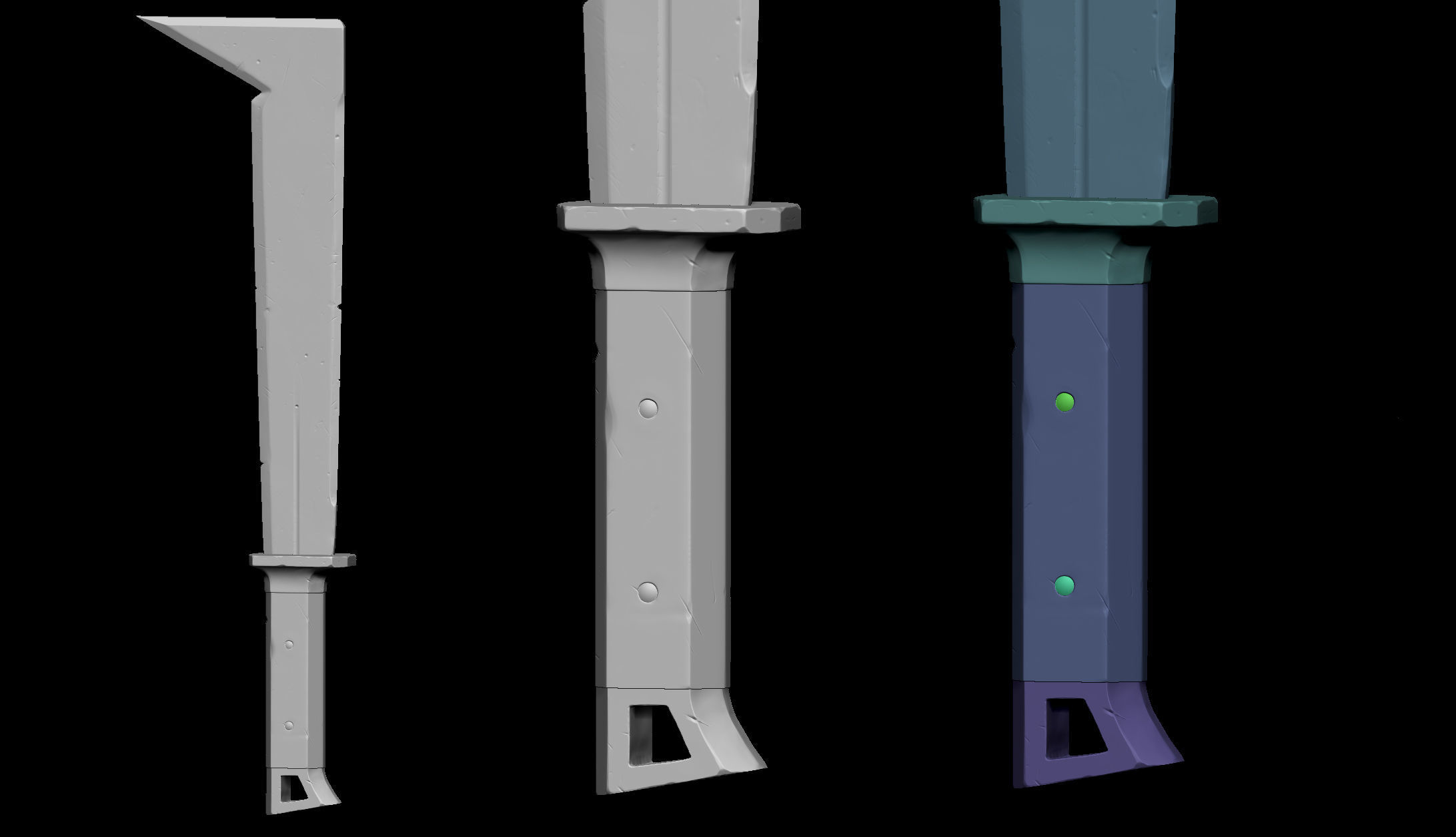 Machete Free 3D model_1