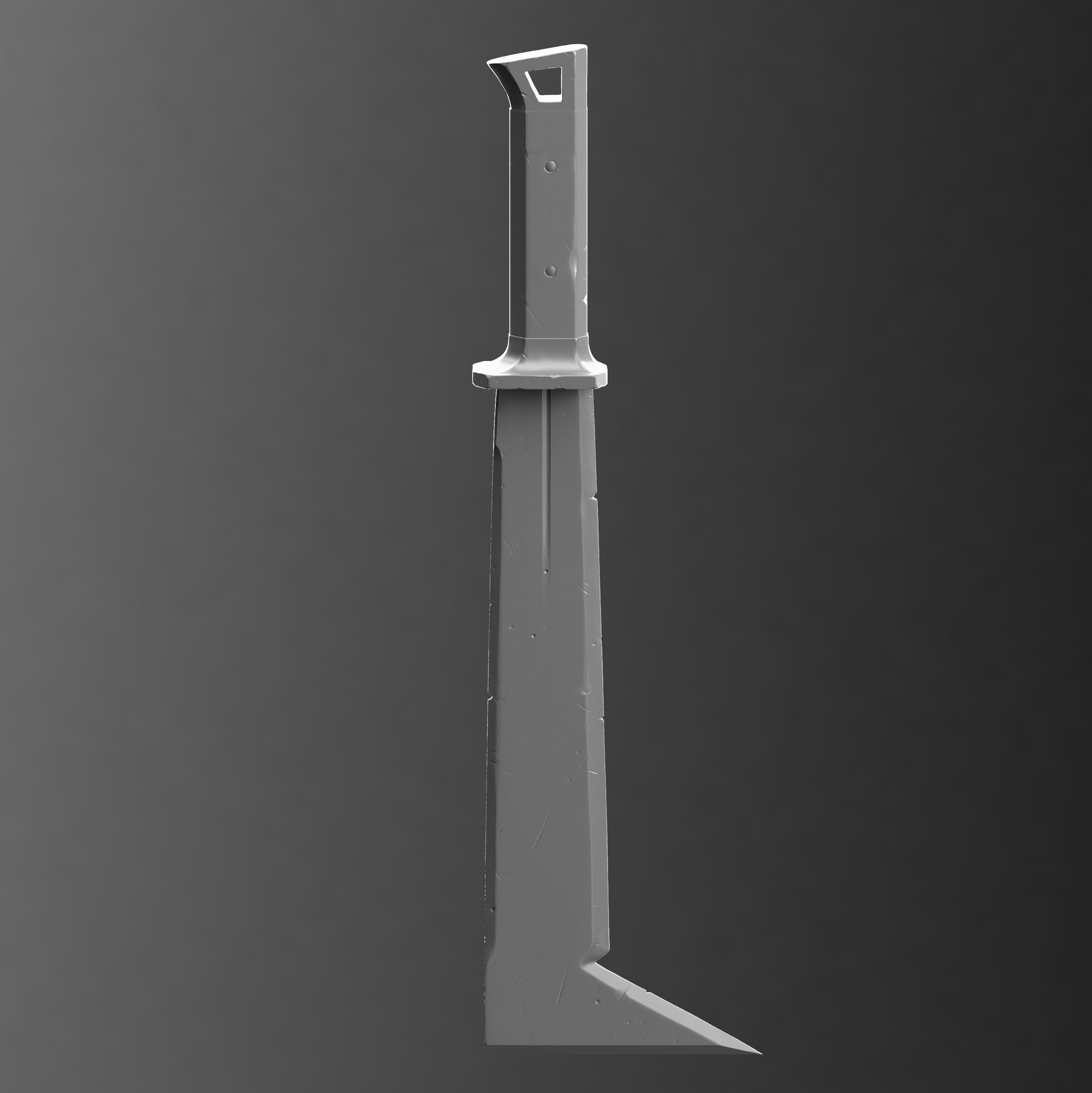 Machete Free 3D model_5