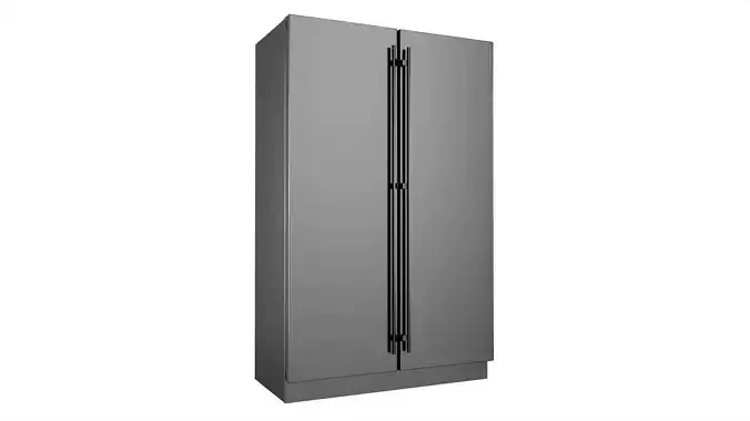 Free-standing refrigerator double