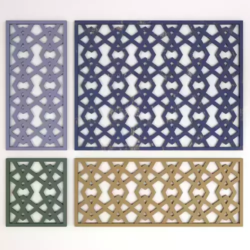 Arabic Islamic pattern wood decorative plaster