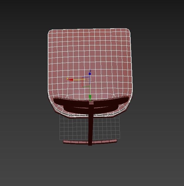Bar chair 3D model_9