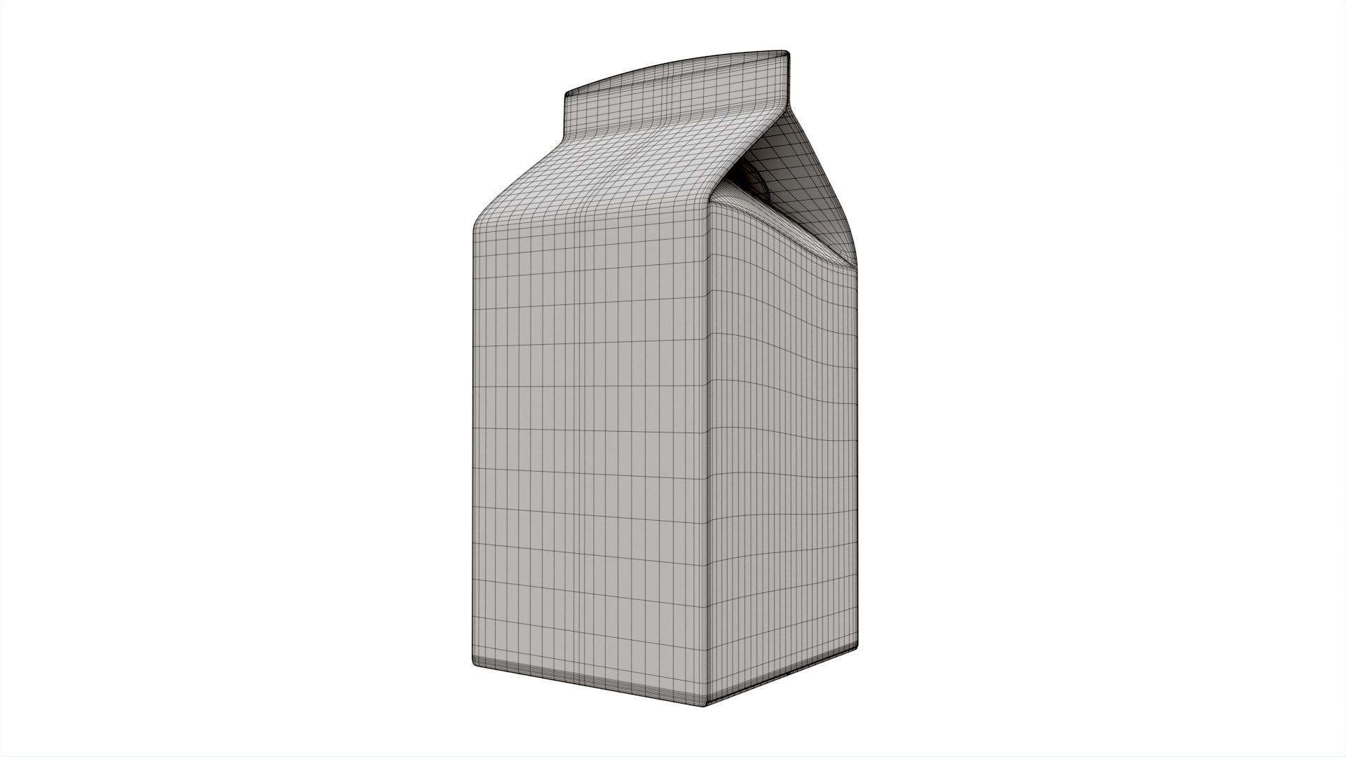 Milk Packaging Box with Cap 500 ml Mockup 01 3D model_6