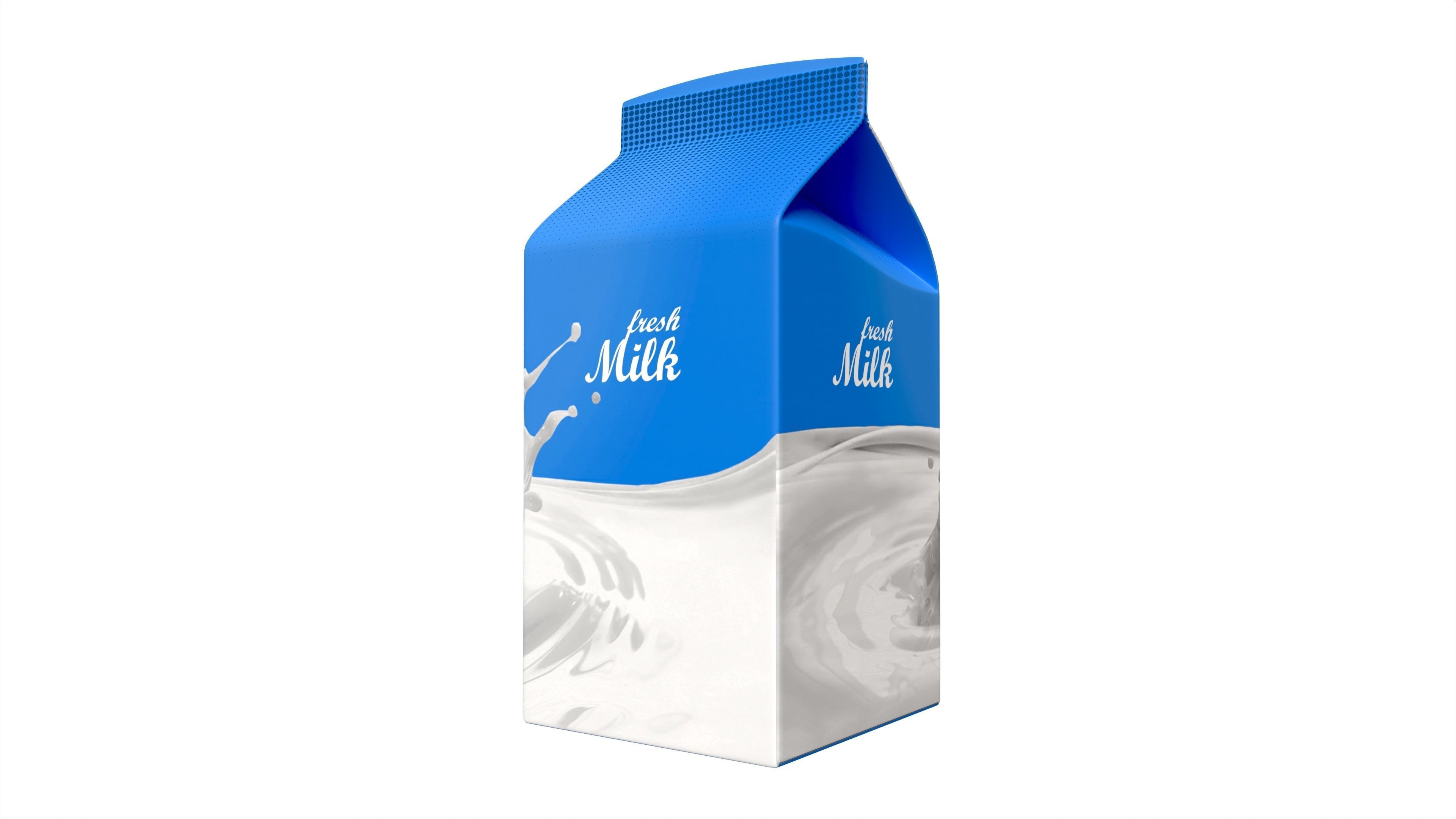 Milk Packaging Box with Cap 500 ml Mockup 01 3D model_3