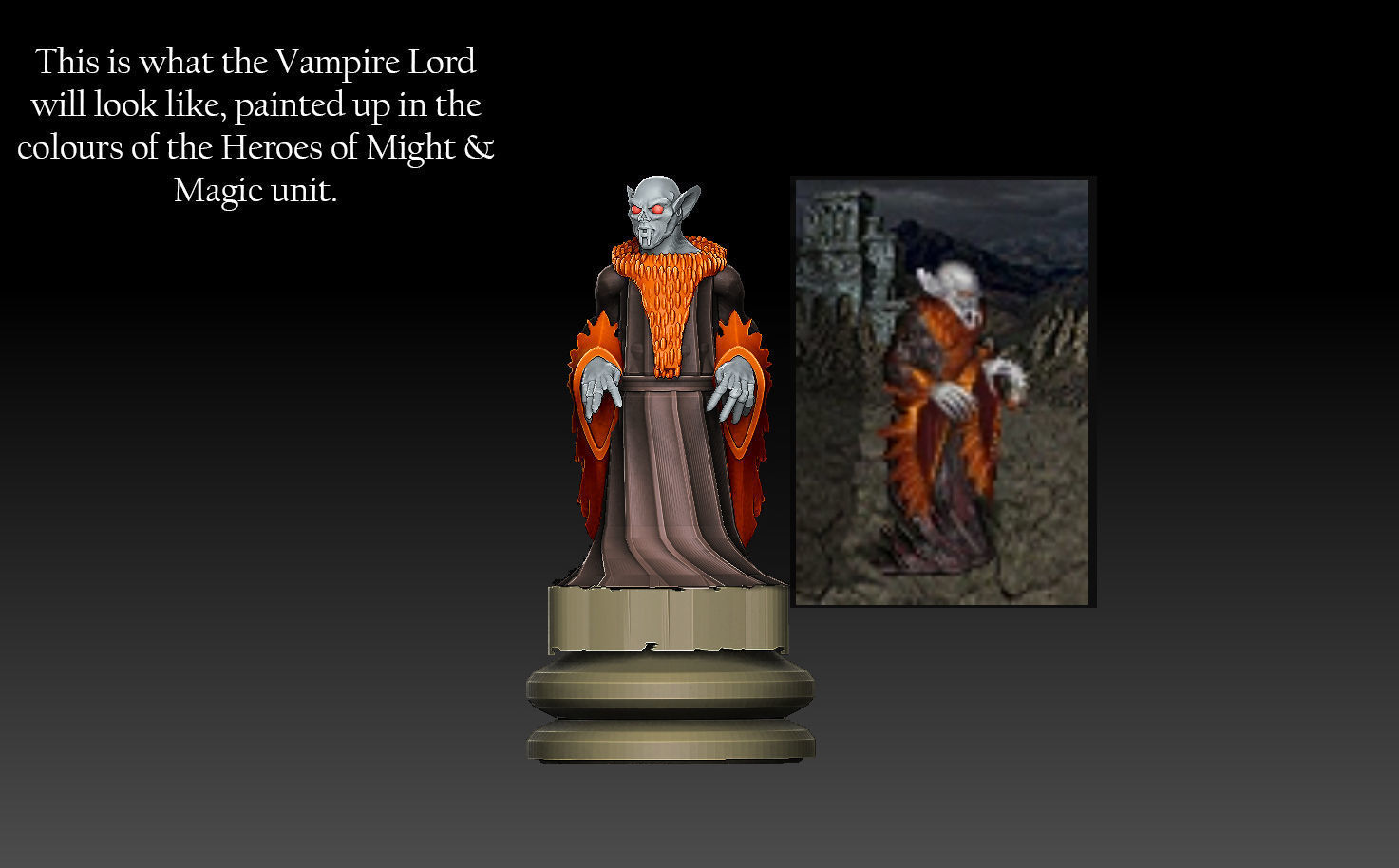Heroes of Might and Magic 3 Vampire Lords 3D print model_2