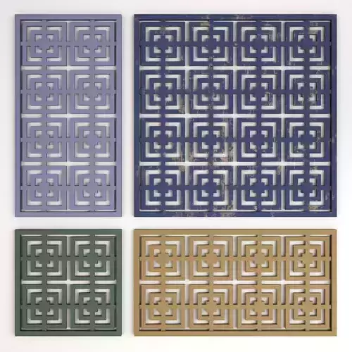 Arabic Islamic pattern wood decorative plaster