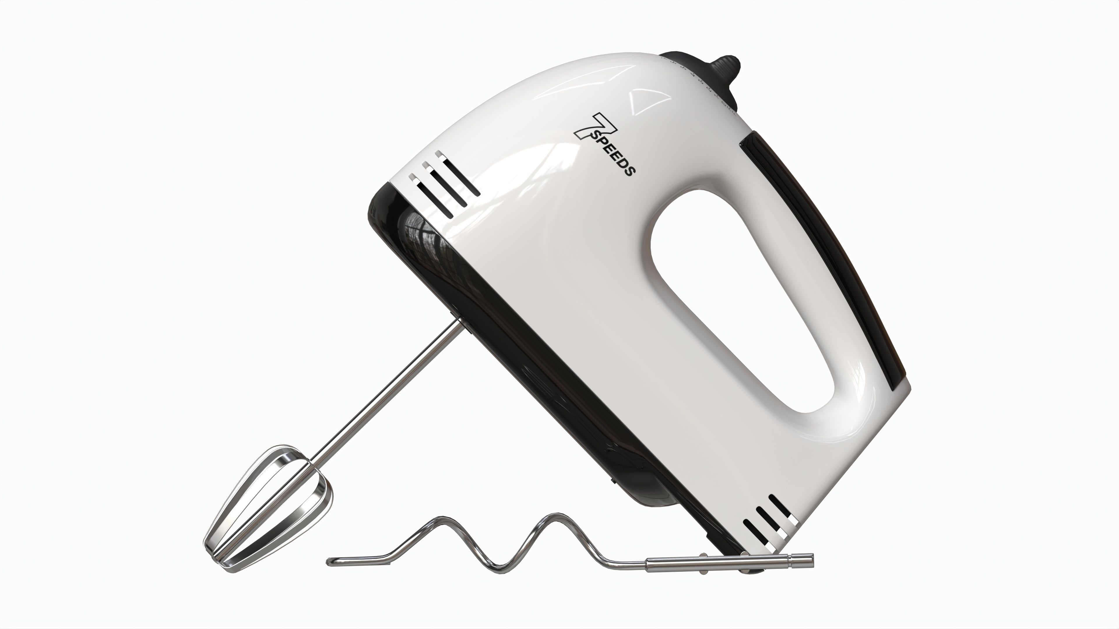 Electric Hand Mixer 7-speed 3D model_4