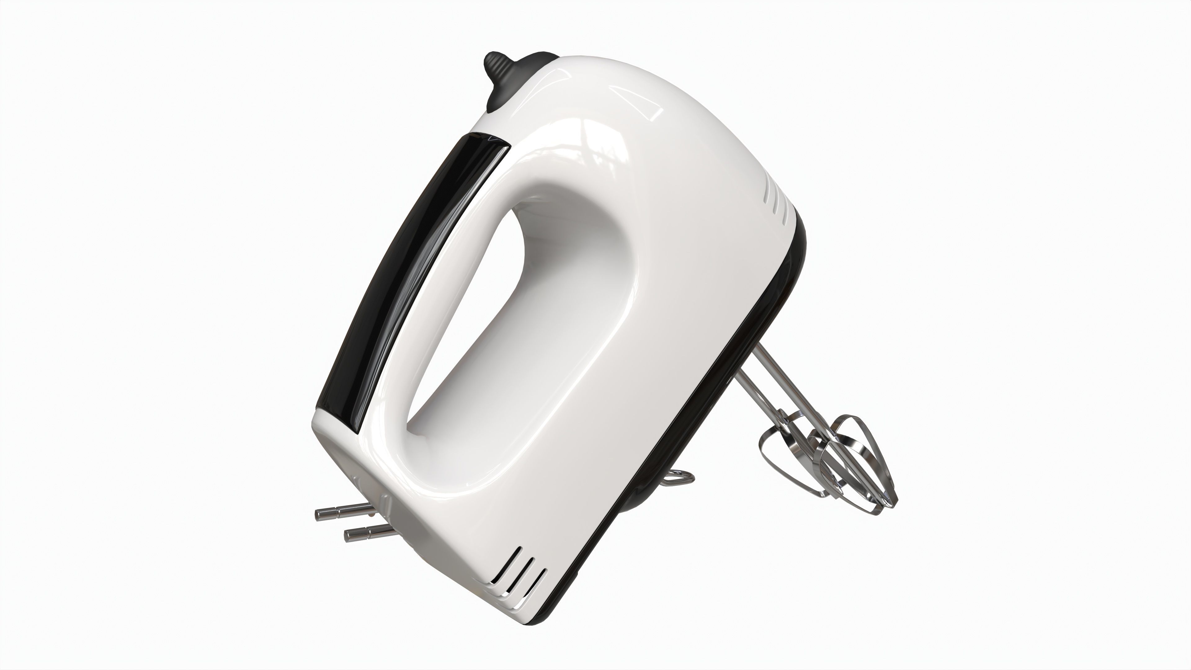 Electric Hand Mixer 7-speed 3D model_2