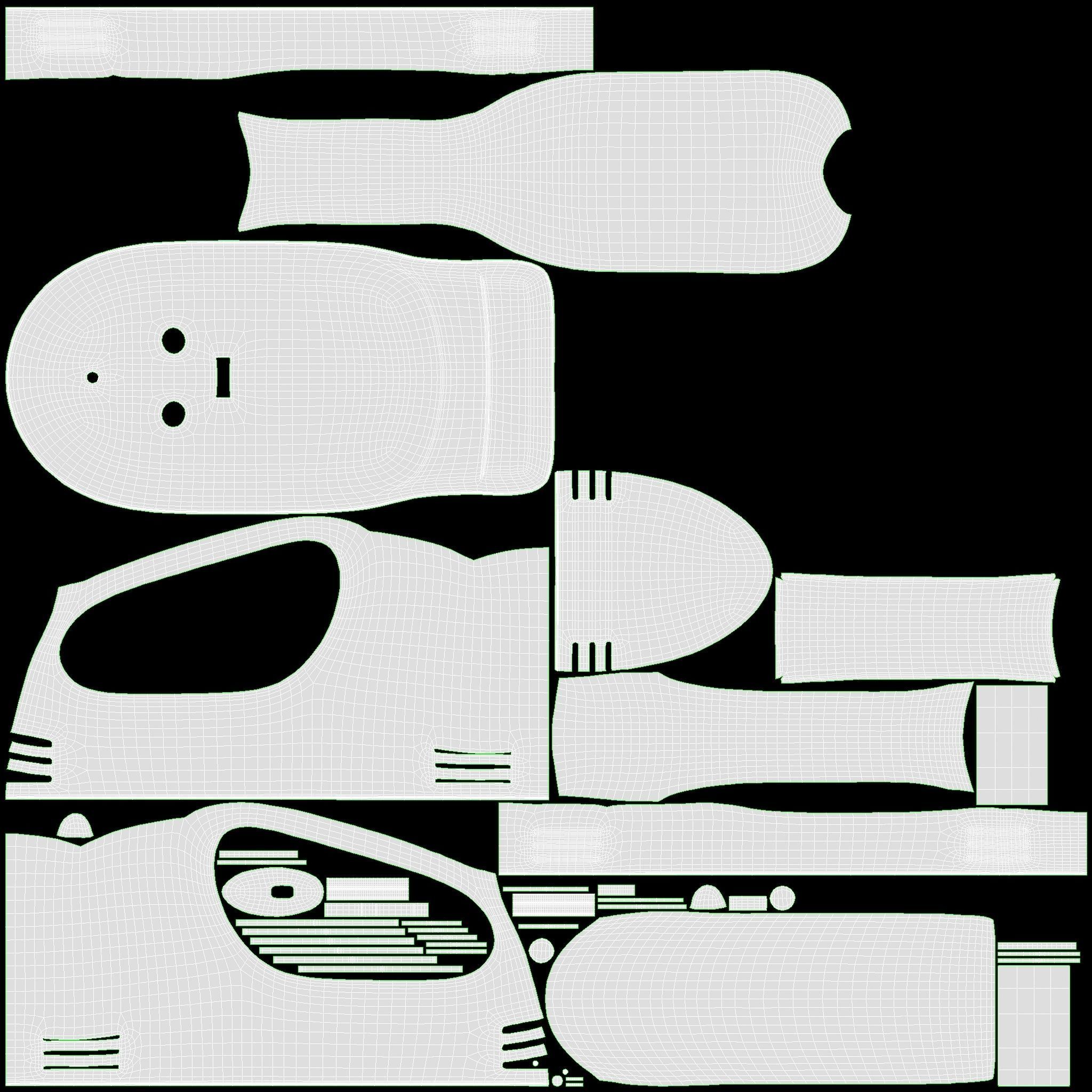 Electric Hand Mixer 7-speed 3D model_11