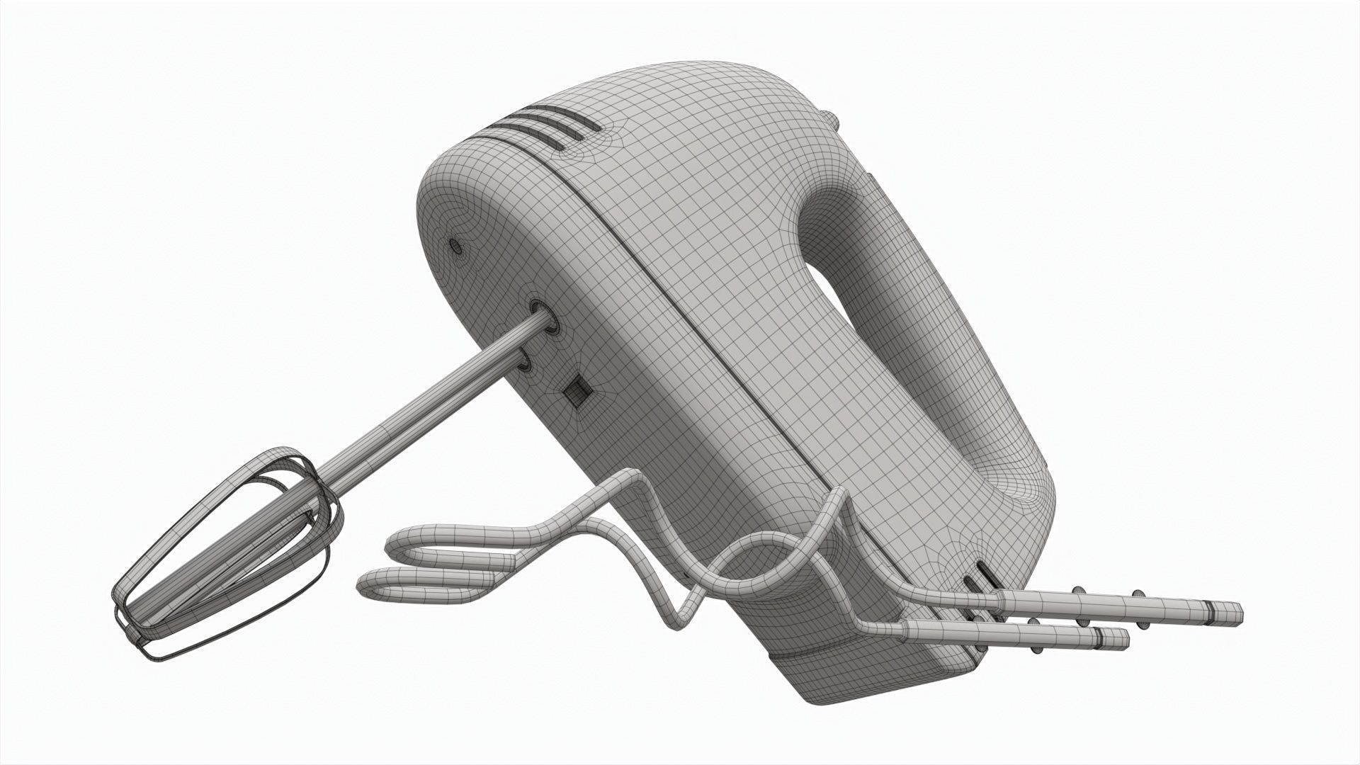 Electric Hand Mixer 7-speed 3D model_6