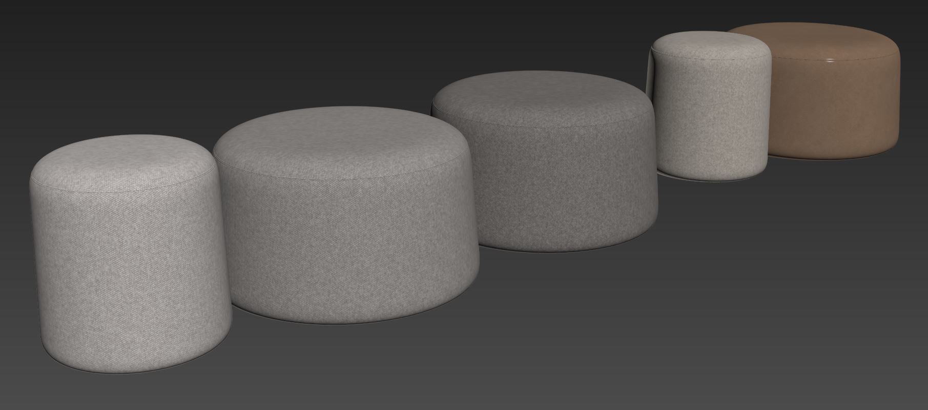 Fungo Pouf by Grado Design 3D model_5
