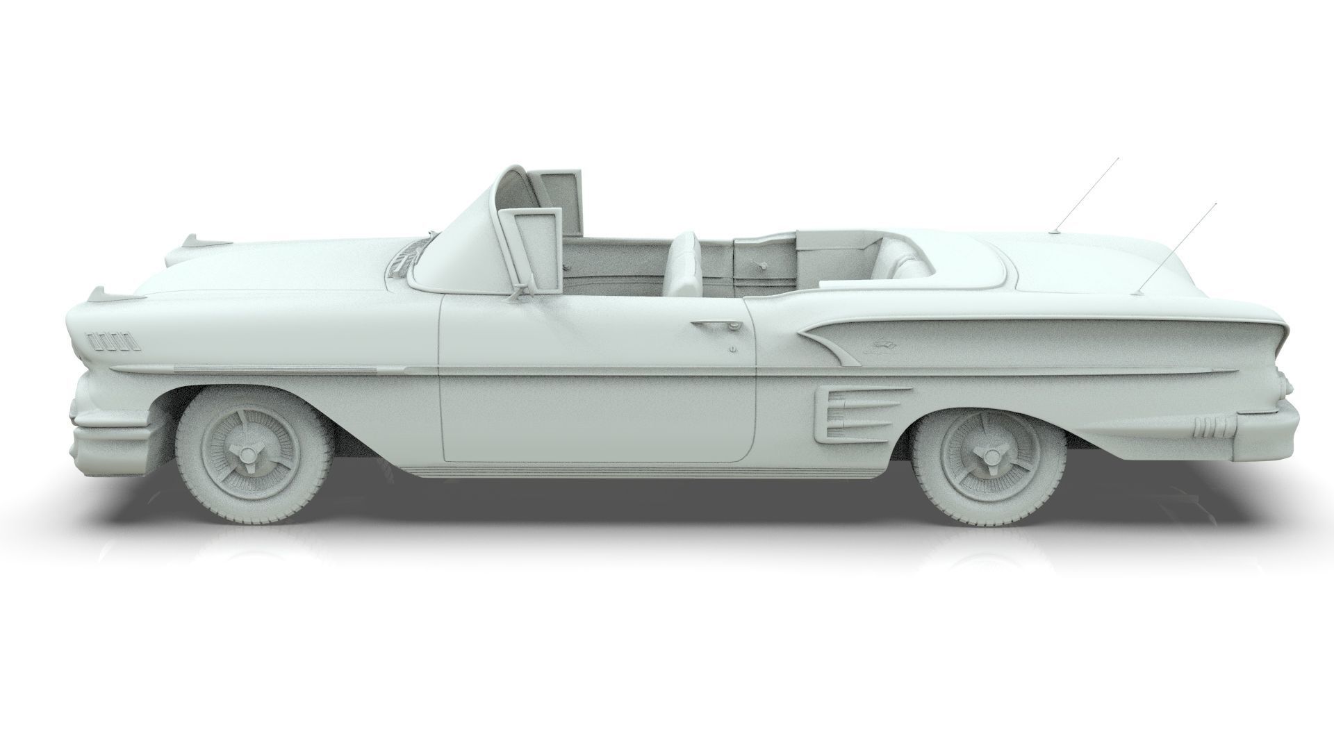 Chevrolet Impala Convertible 1958 3D model_18