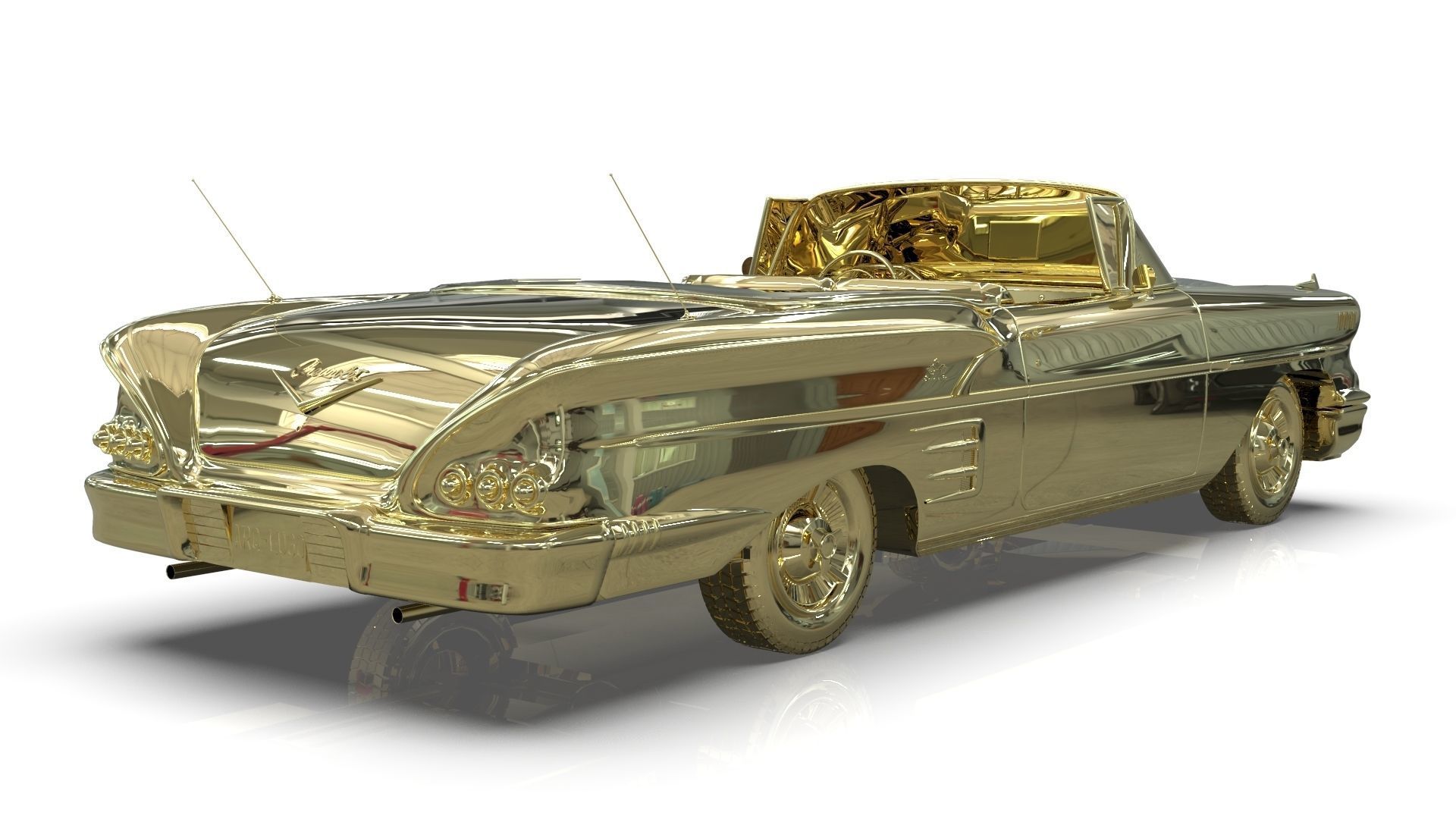 Chevrolet Impala Convertible 1958 3D model_30