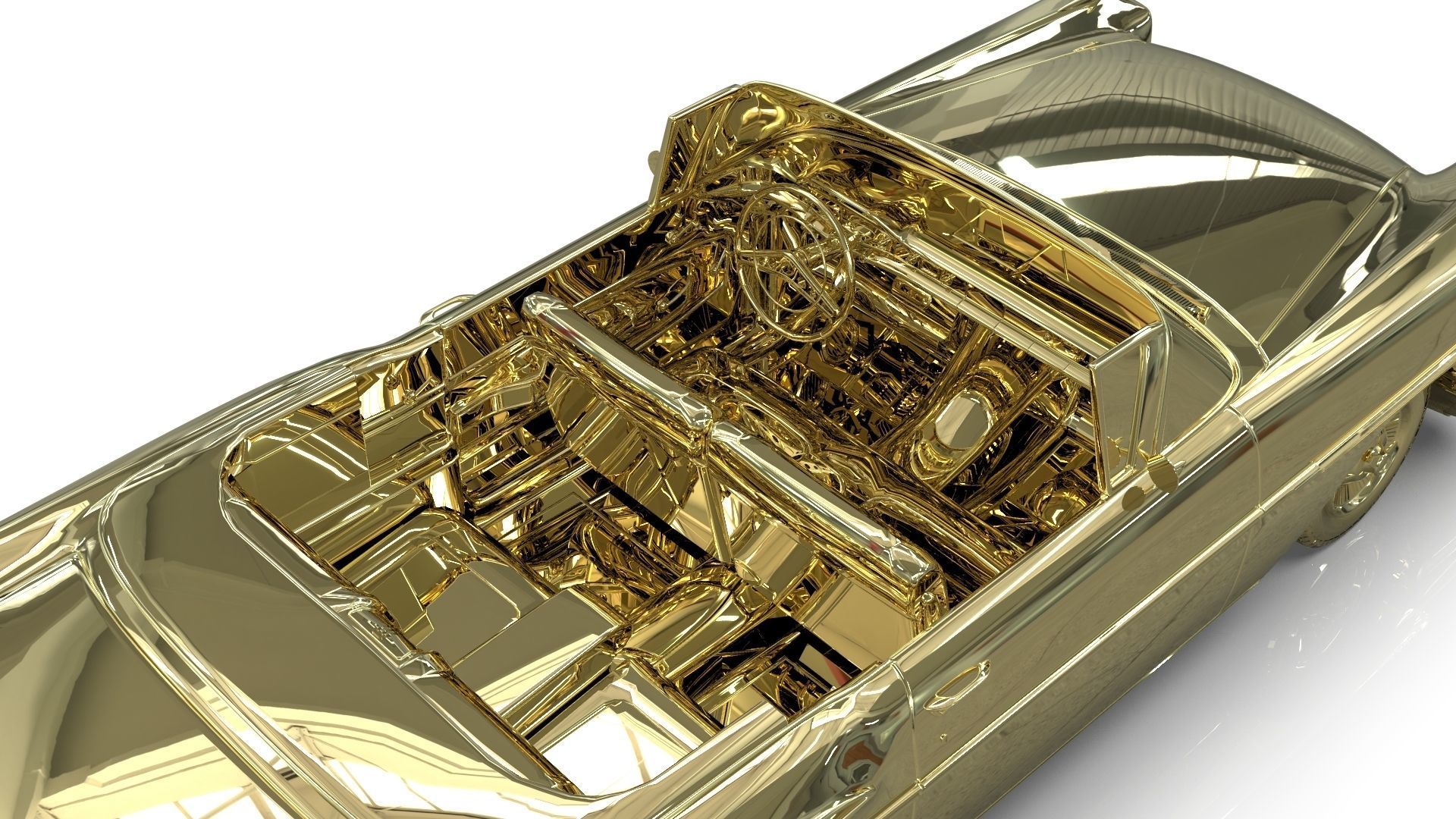 Chevrolet Impala Convertible 1958 3D model_31