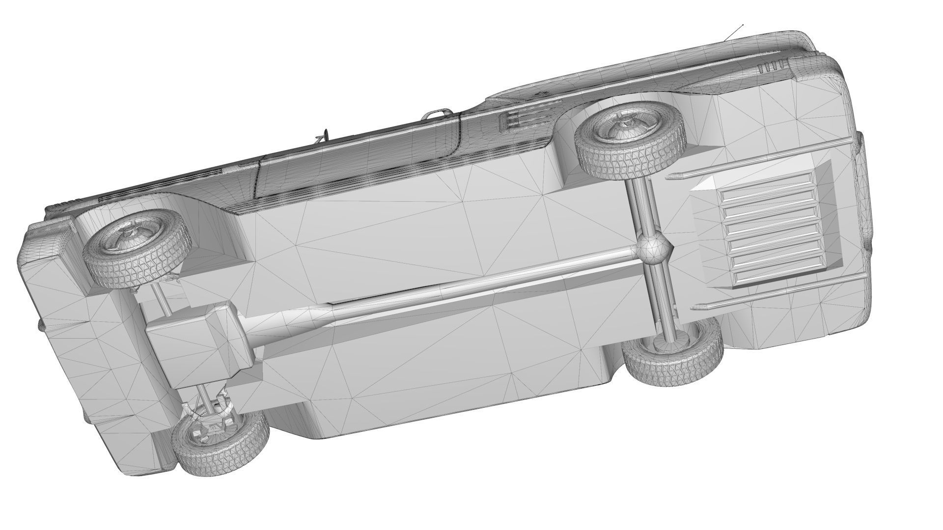 Chevrolet Impala Convertible 1958 3D model_24