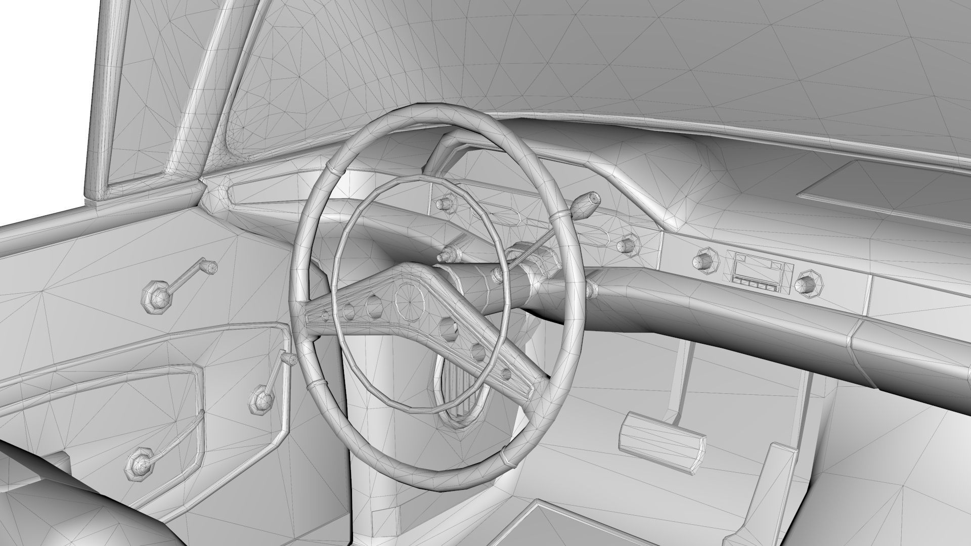 Chevrolet Impala Convertible 1958 3D model_25