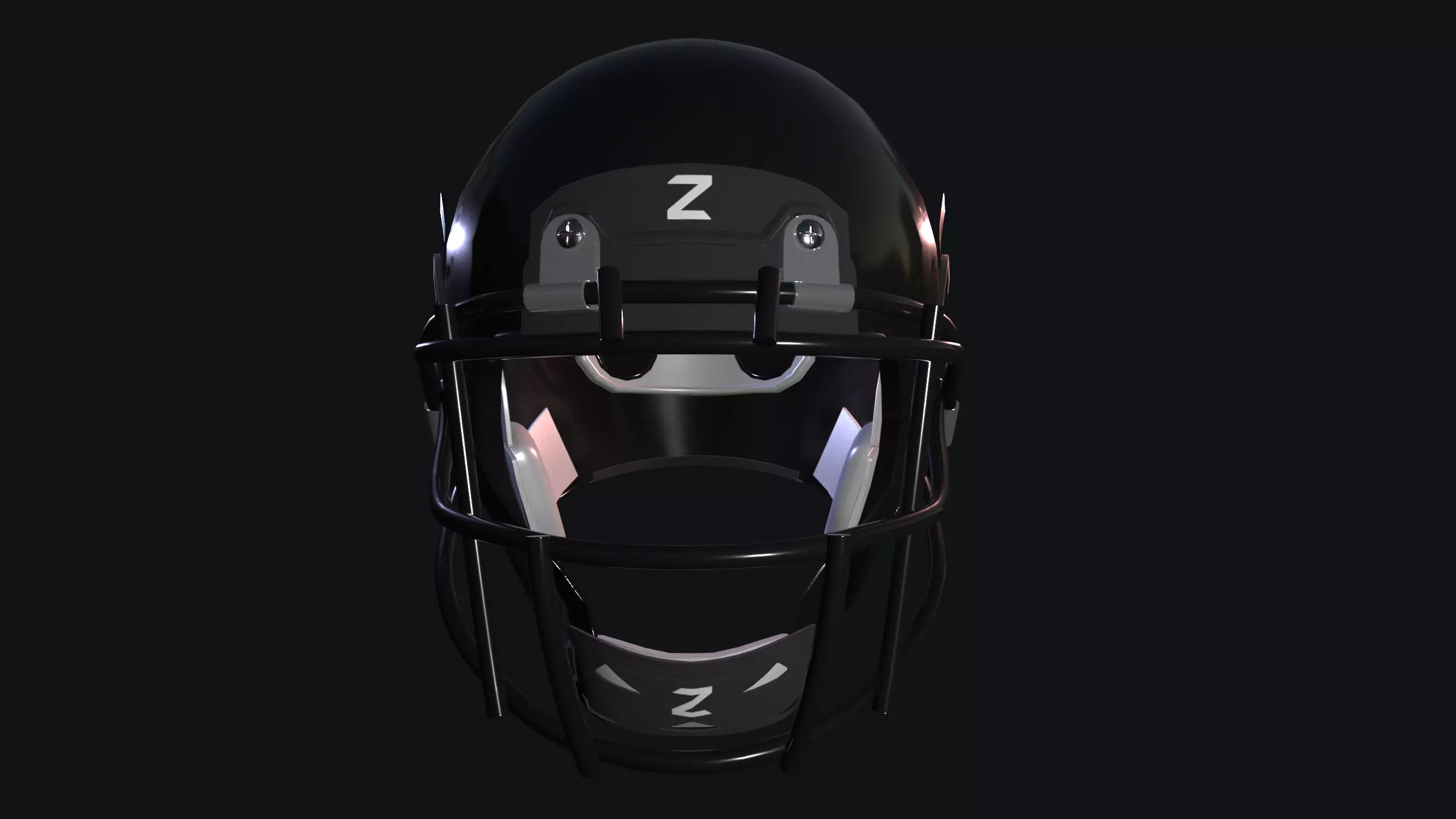 Football Helmet Free low-poly 3D model