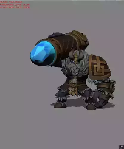 Grock Iceland Golem Skin