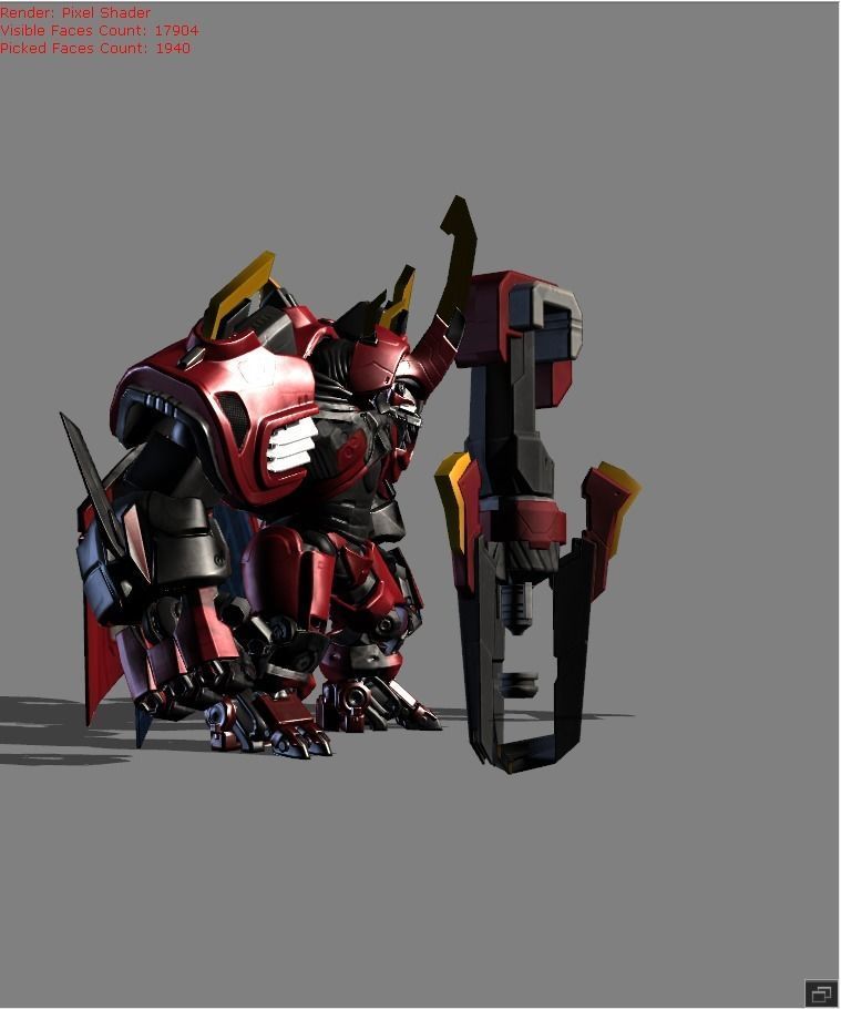 Grock Codename Rhino Skin Low-poly 3D model_1