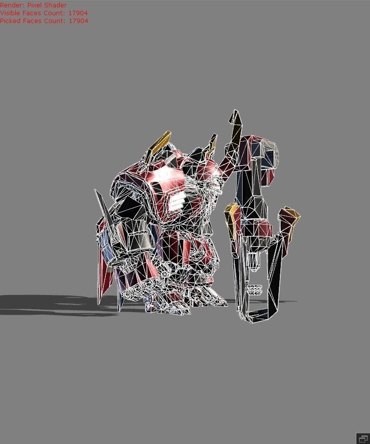 Grock Codename Rhino Skin Low-poly 3D model_5