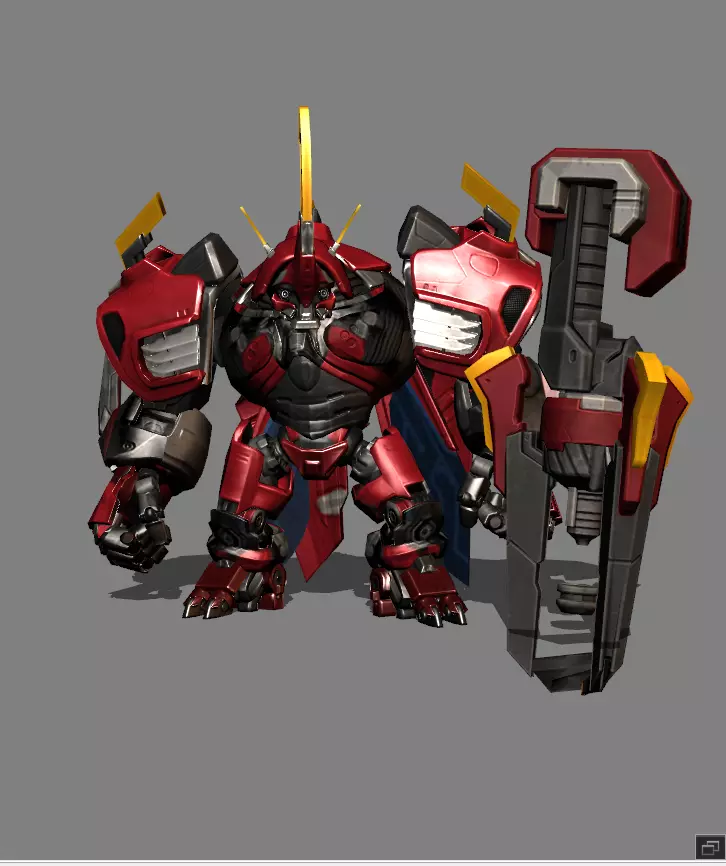 Grock Codename Rhino Skin Low-poly 3D model_0