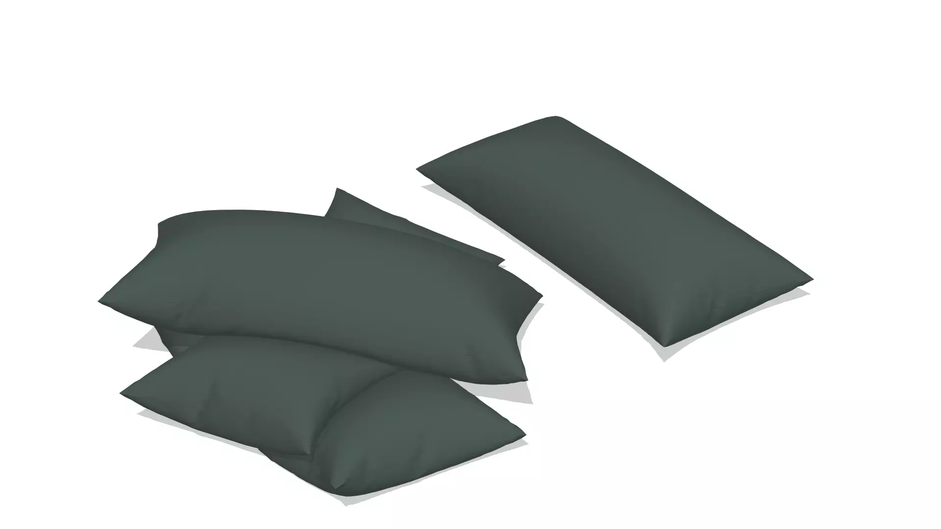 Pillow  Low-poly 3D model_0