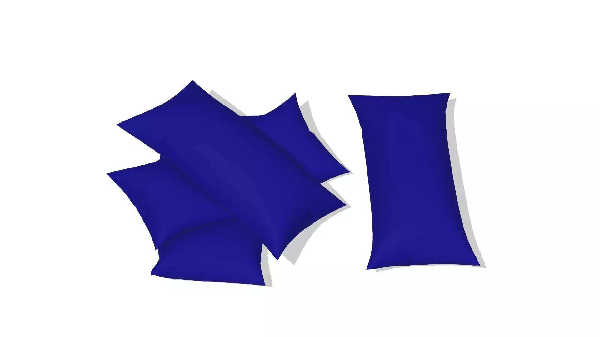 Pillow  Low-poly 3D model_0