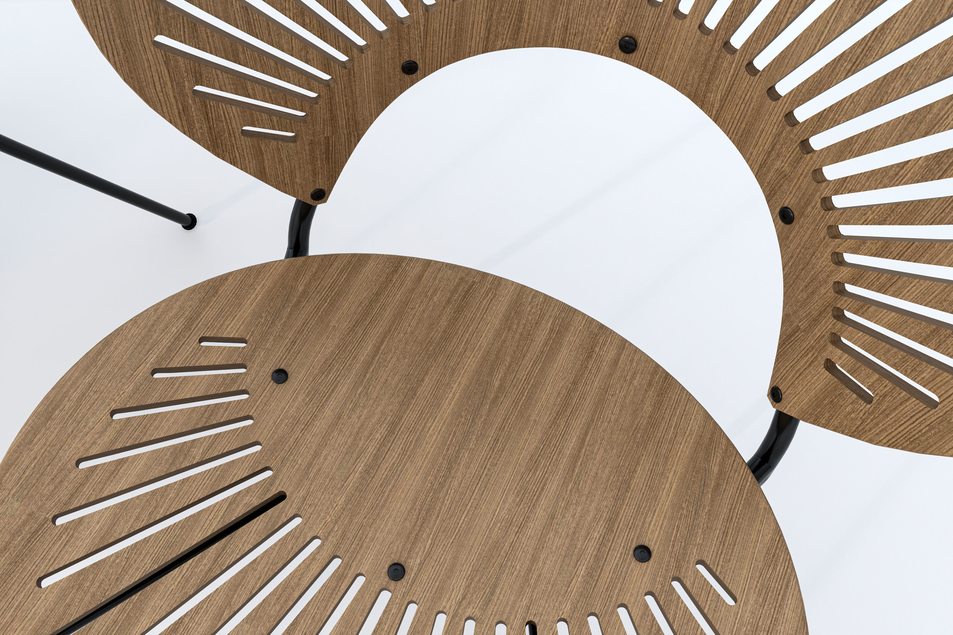 Dining Table Set 3D model_14