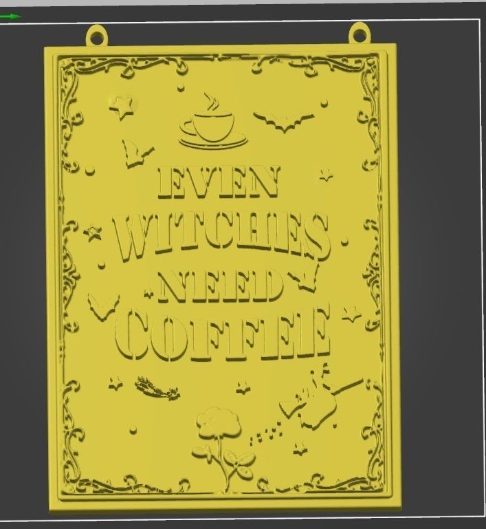 witch 3D print model_1