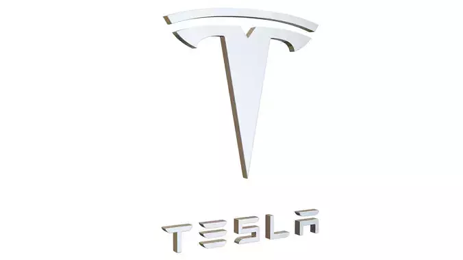 Tesla Logo 3D print model