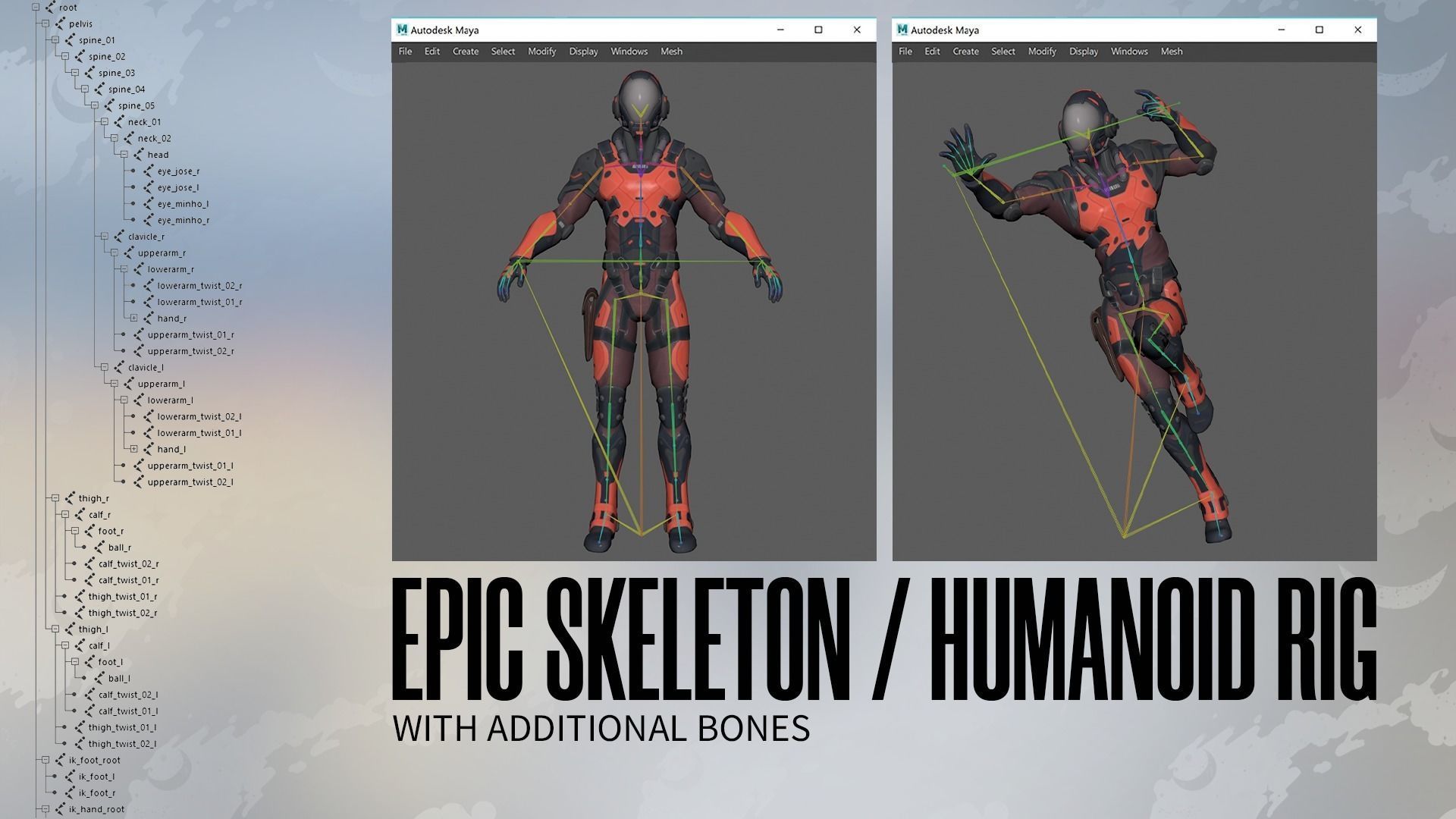 Stellar Trooper - Sci-Fi Characters - Game Ready Low-poly 3D model_18