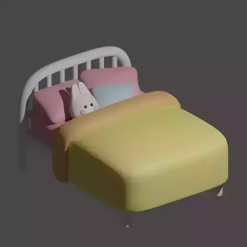 Isometric bed 3D