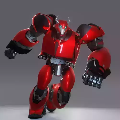 TRANSFORMERS PRIME Cliffjumper 3D model remaster
