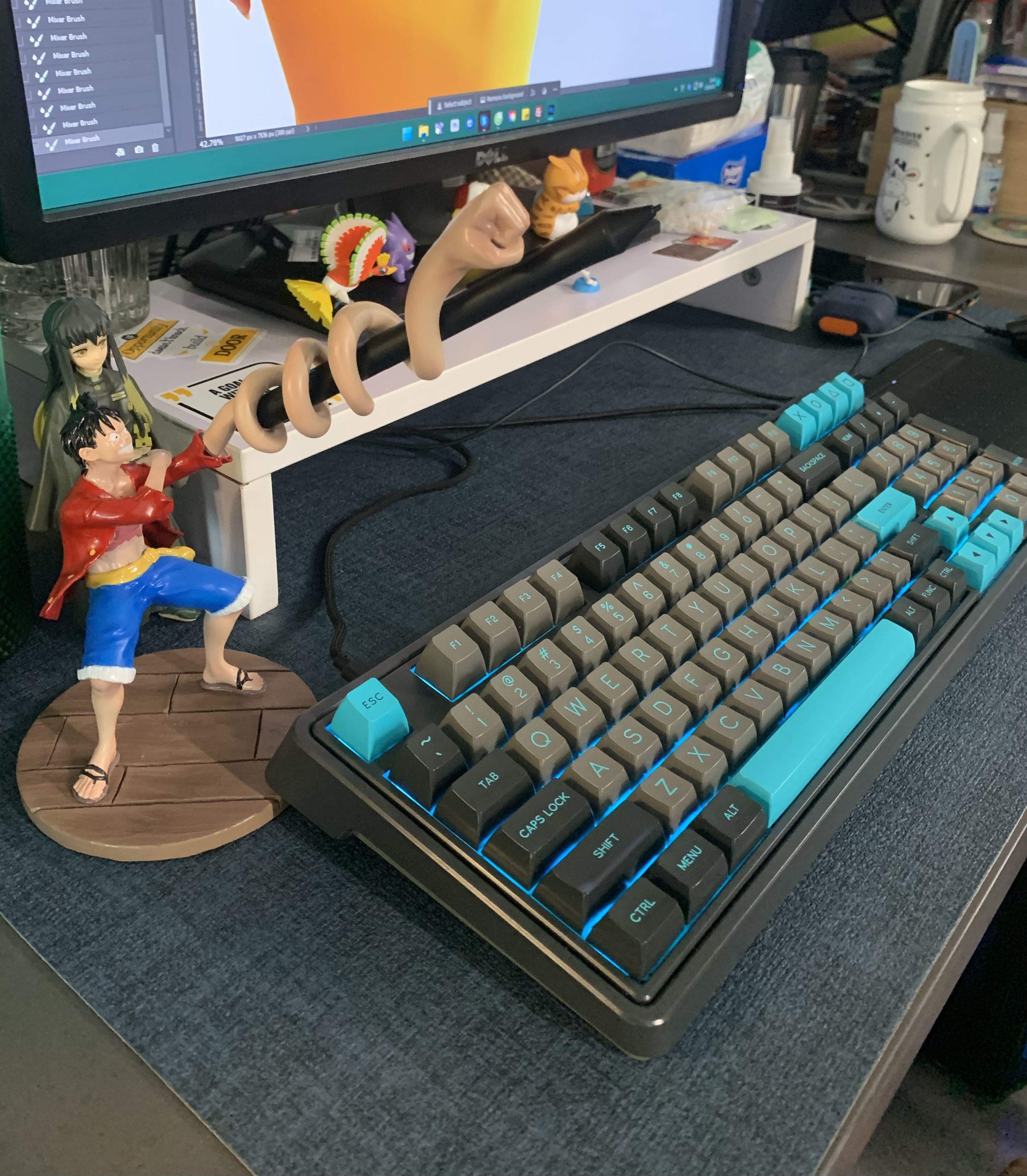 Luffy Penholder - One Piece Fan Art 3D print model_5