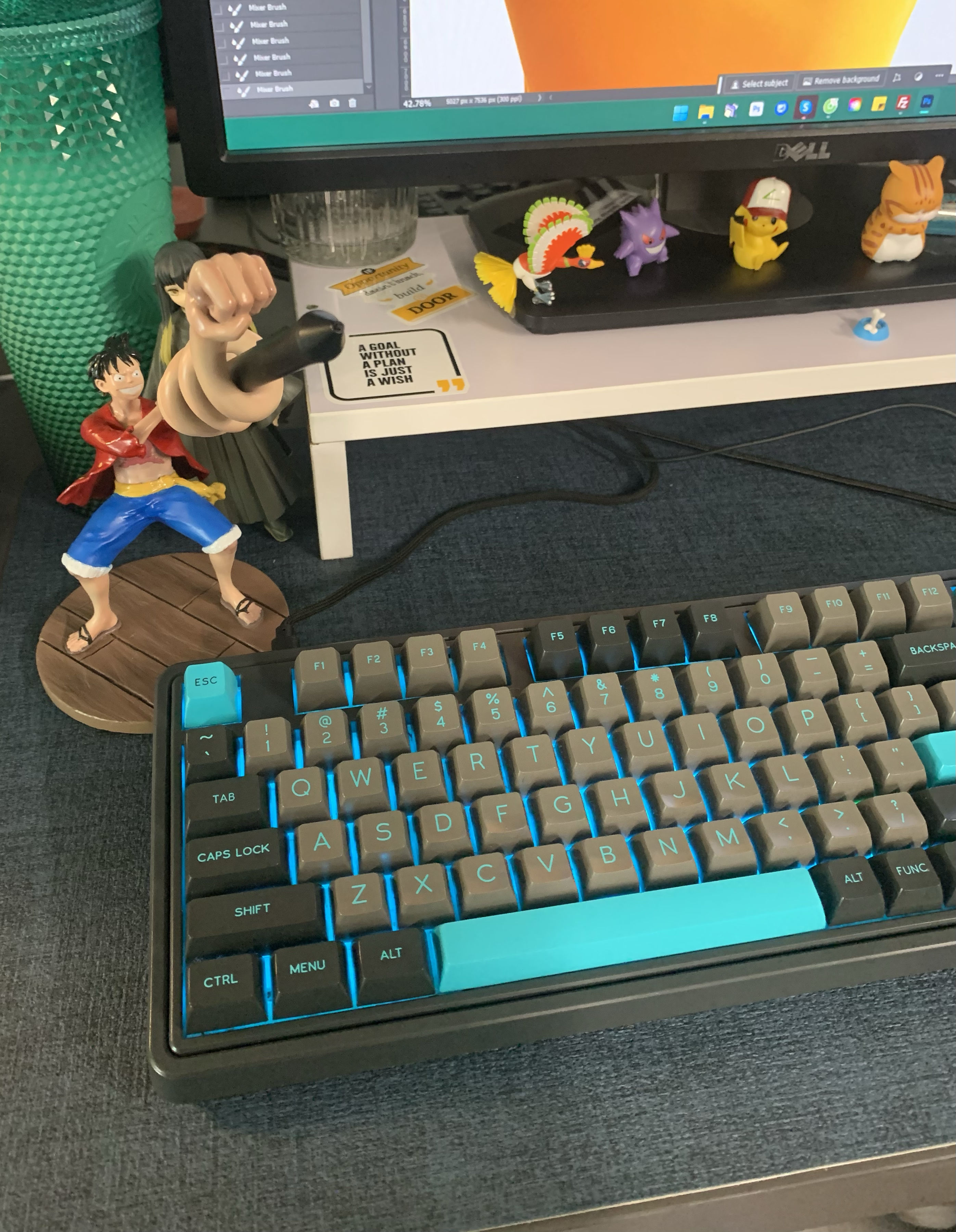 Luffy Penholder - One Piece Fan Art 3D print model_7