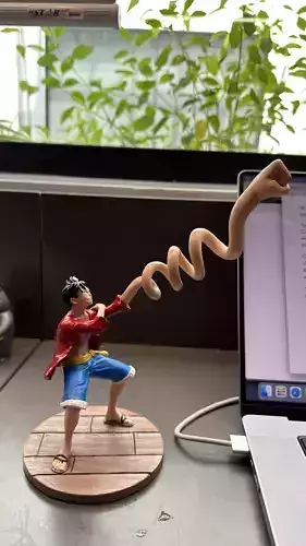 Luffy Penholder - One Piece Fan Art