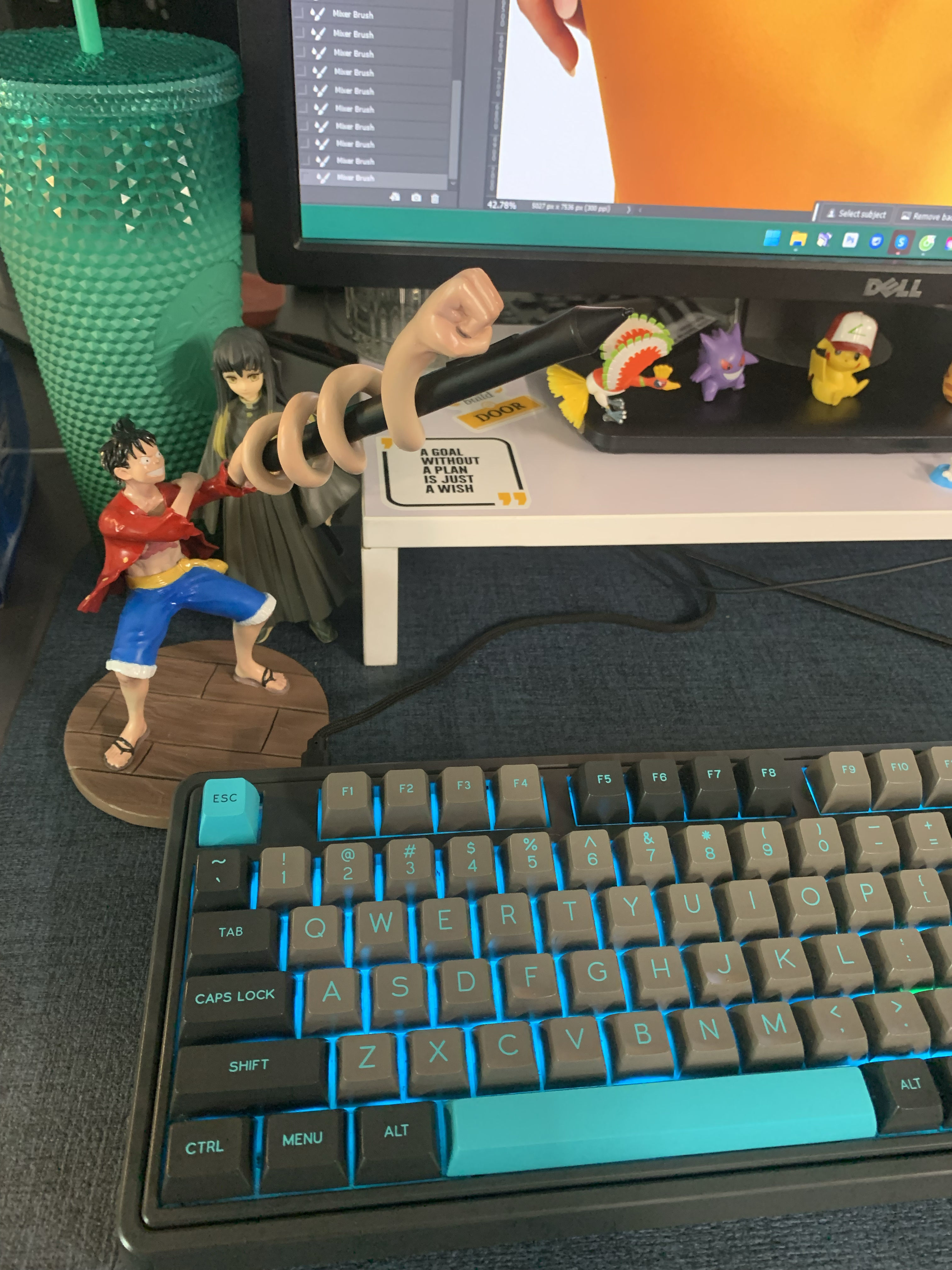 Luffy Penholder - One Piece Fan Art 3D print model_6