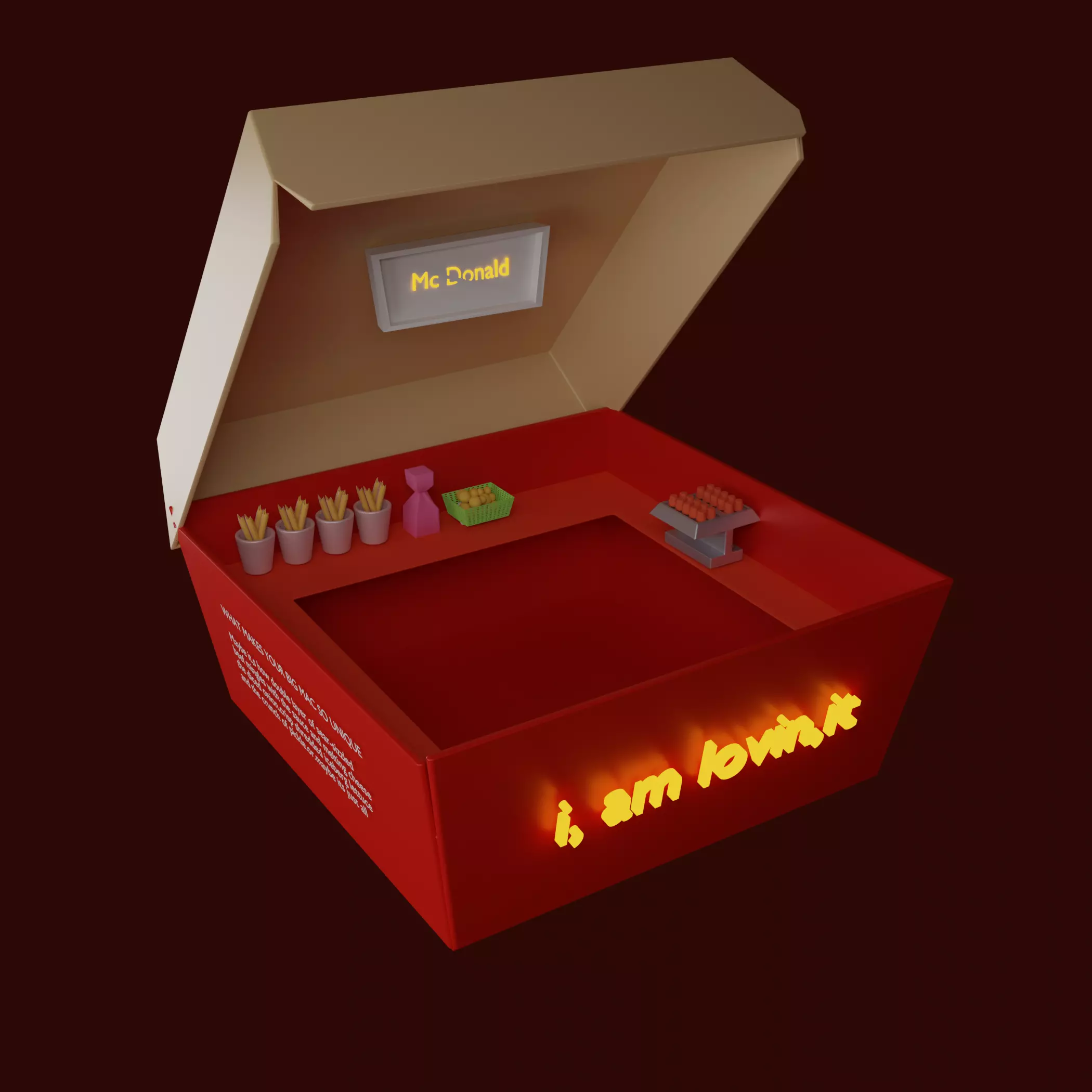 Coffee Shop 3d Model Low-poly 3D model_0