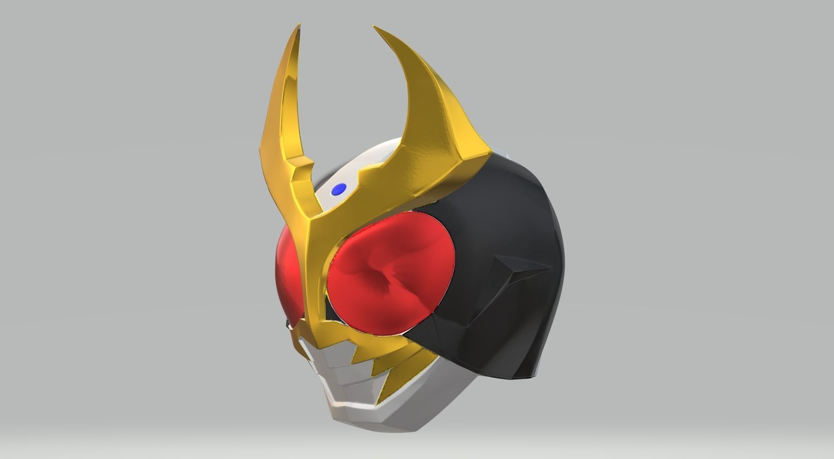 Kamen Rider Agito helmet 3D print model_2