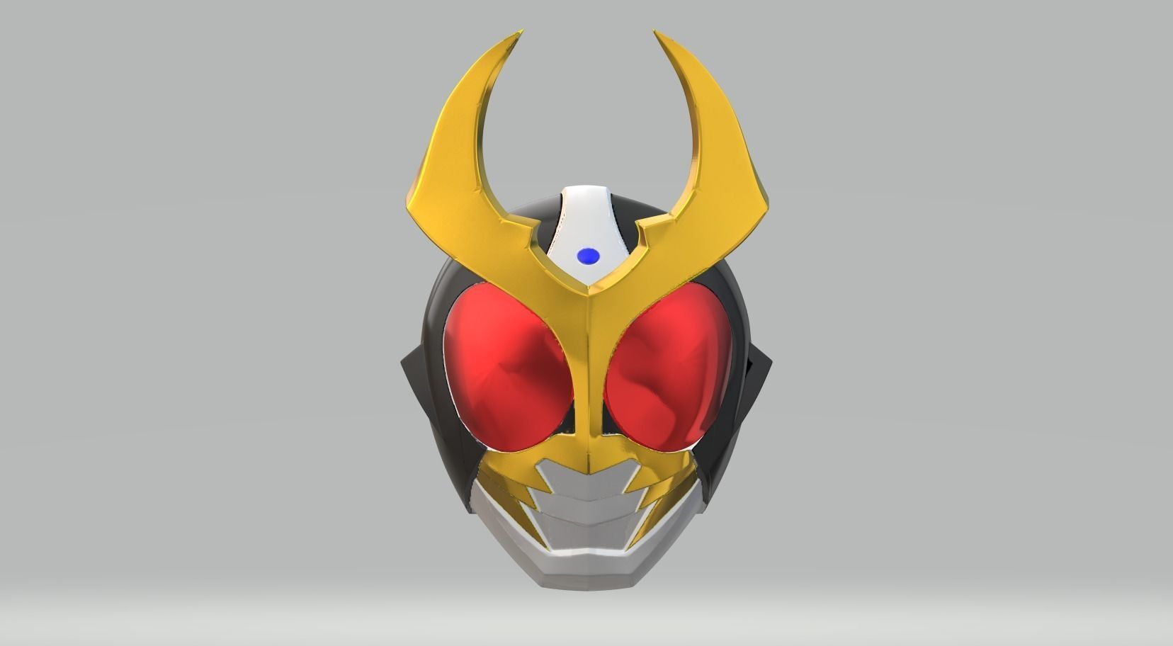 Kamen Rider Agito helmet 3D print model_1